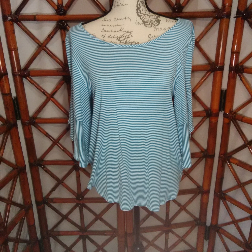 CHA CHA VENTE PIN STRIPED TUNIC